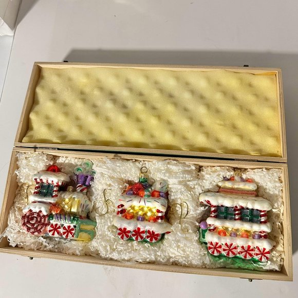 Other - Mint Condition Polonaise RARE Kurt S Adler Glass Christmas Candy Land Train